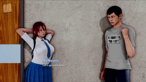 Big tits, visual novel, pc gameplay