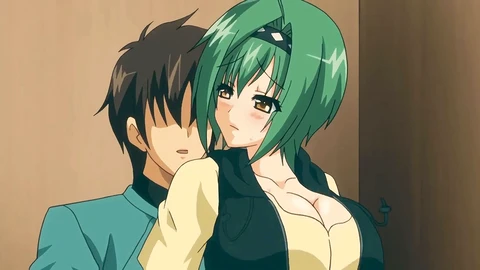 Anime porn, pussy licking, huge boobs