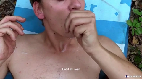 Outdoors, ass fucking, czech