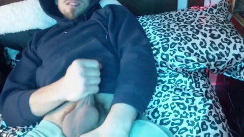 Tug, cock out, gay too tired