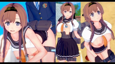 Kantai collection, 3d hentai, kancolle teruzuki