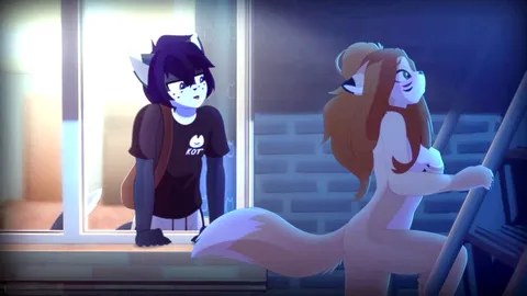 アニメ, 巨乳, 赤髪