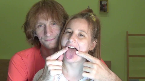 Real couple homemade, tongue, fetish